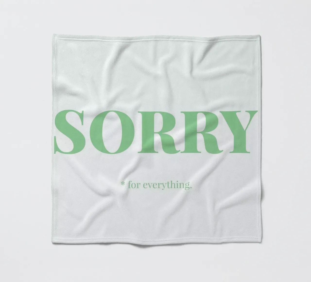 Sorry Fleecedecke von Chris Wharton