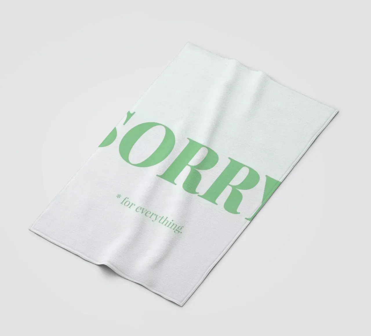 Sorry Fleecedecke von Chris Wharton