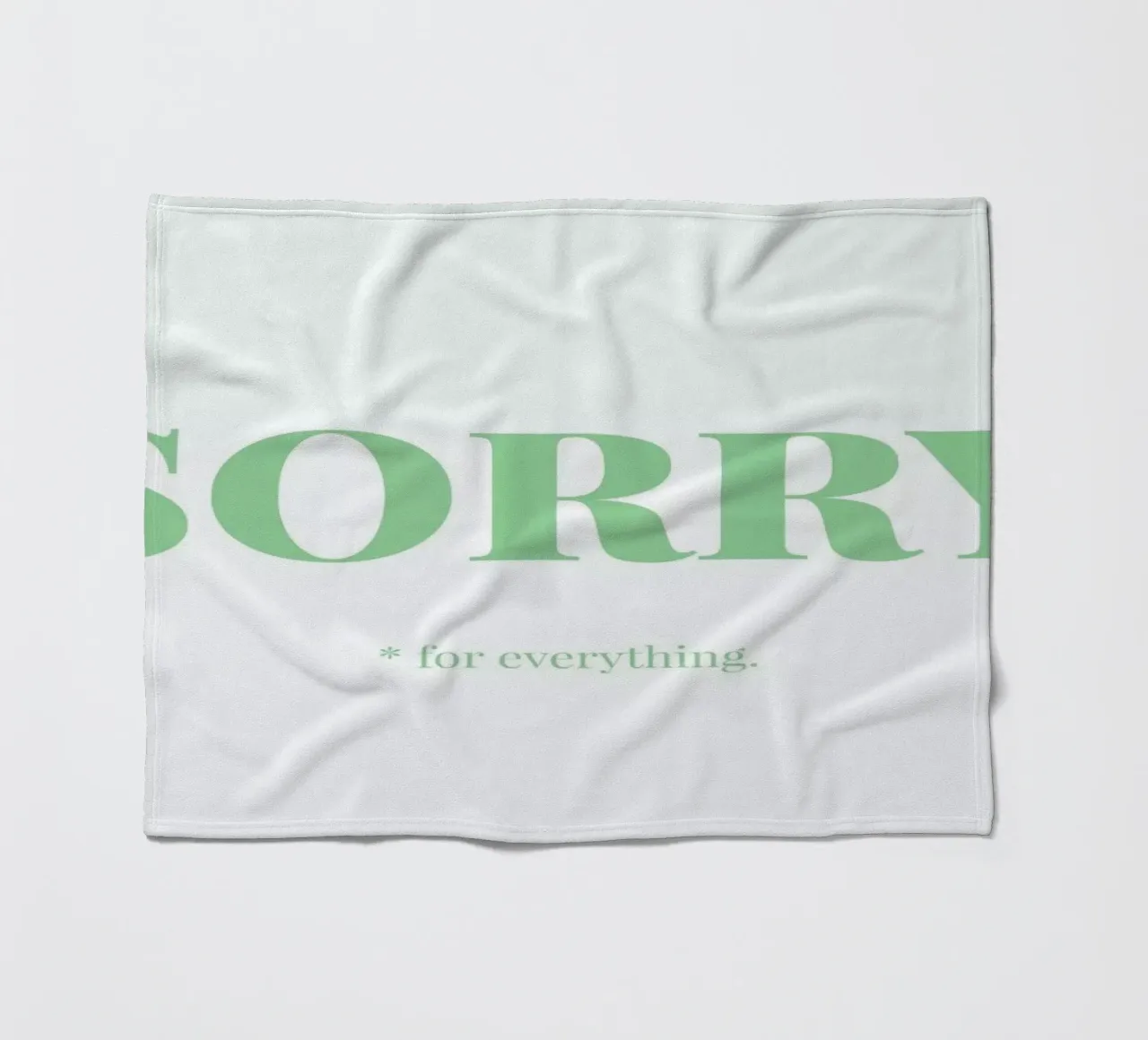 Sorry Fleecedecke von Chris Wharton