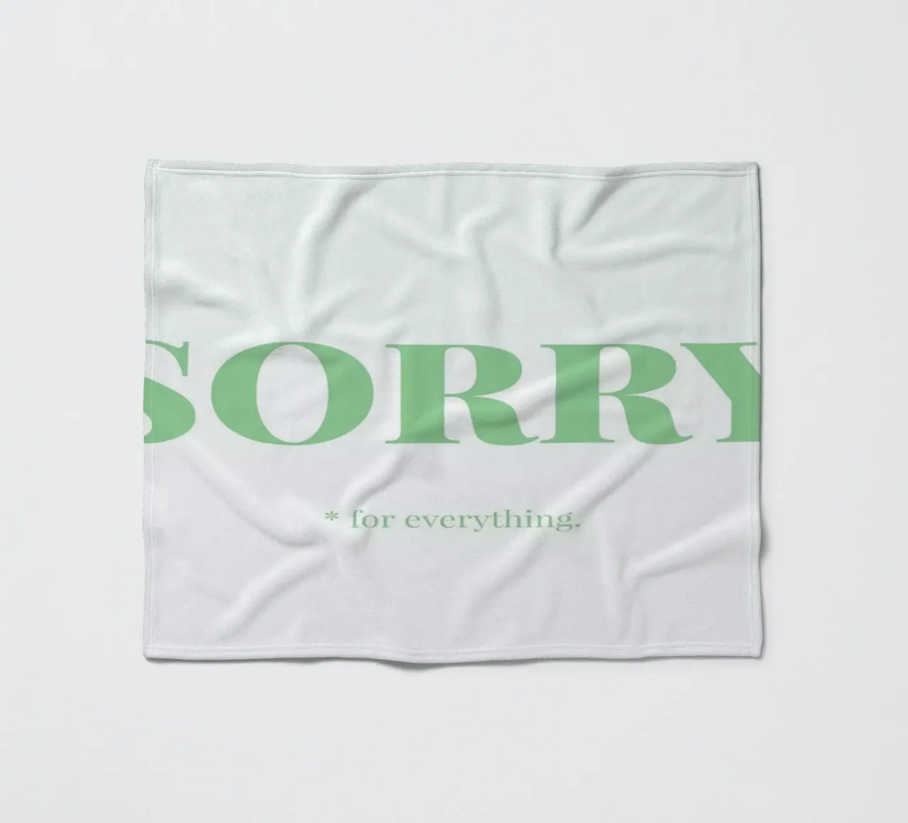 Sorry Fleecedecke von Chris Wharton