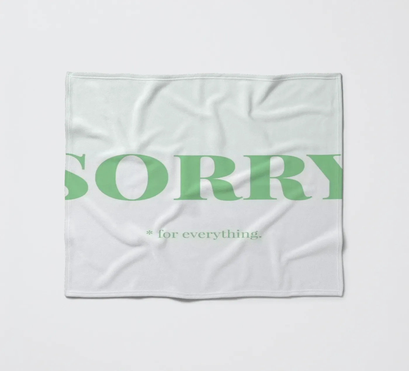 Sorry Fleecedecke von Chris Wharton