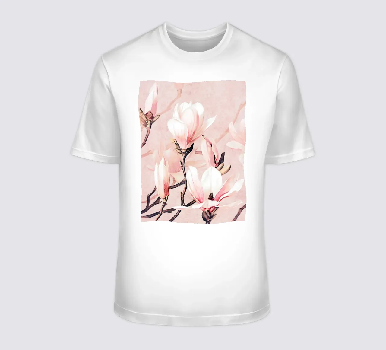Magnolia Flowers t-shirt by apoloprints