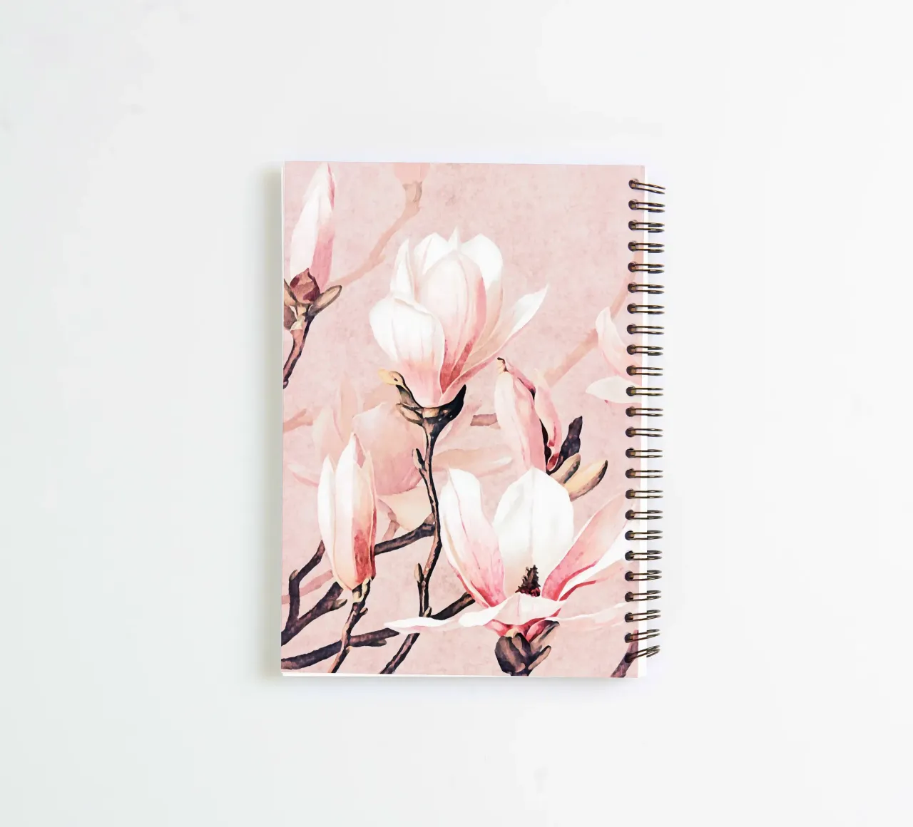 Magnolia Flowers spiral notebook by apoloprints