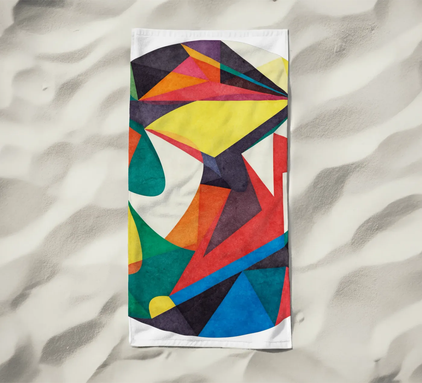 Truly beach towel by Abstract Joy
