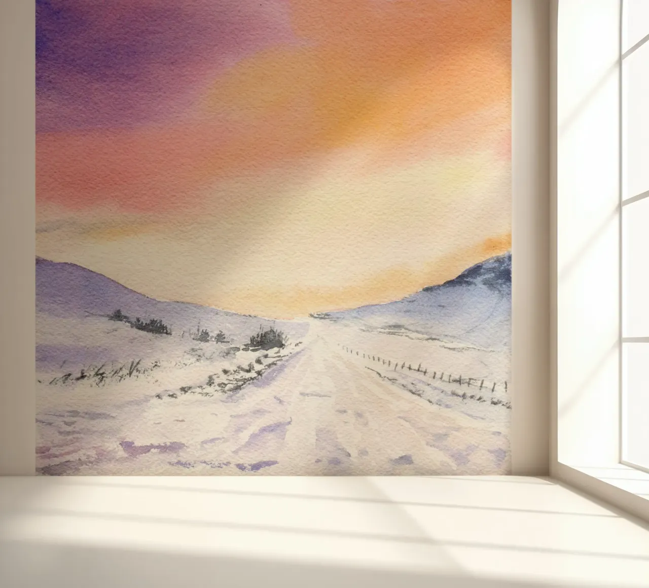 Winterabend carta da parati fotografica da youdesignme