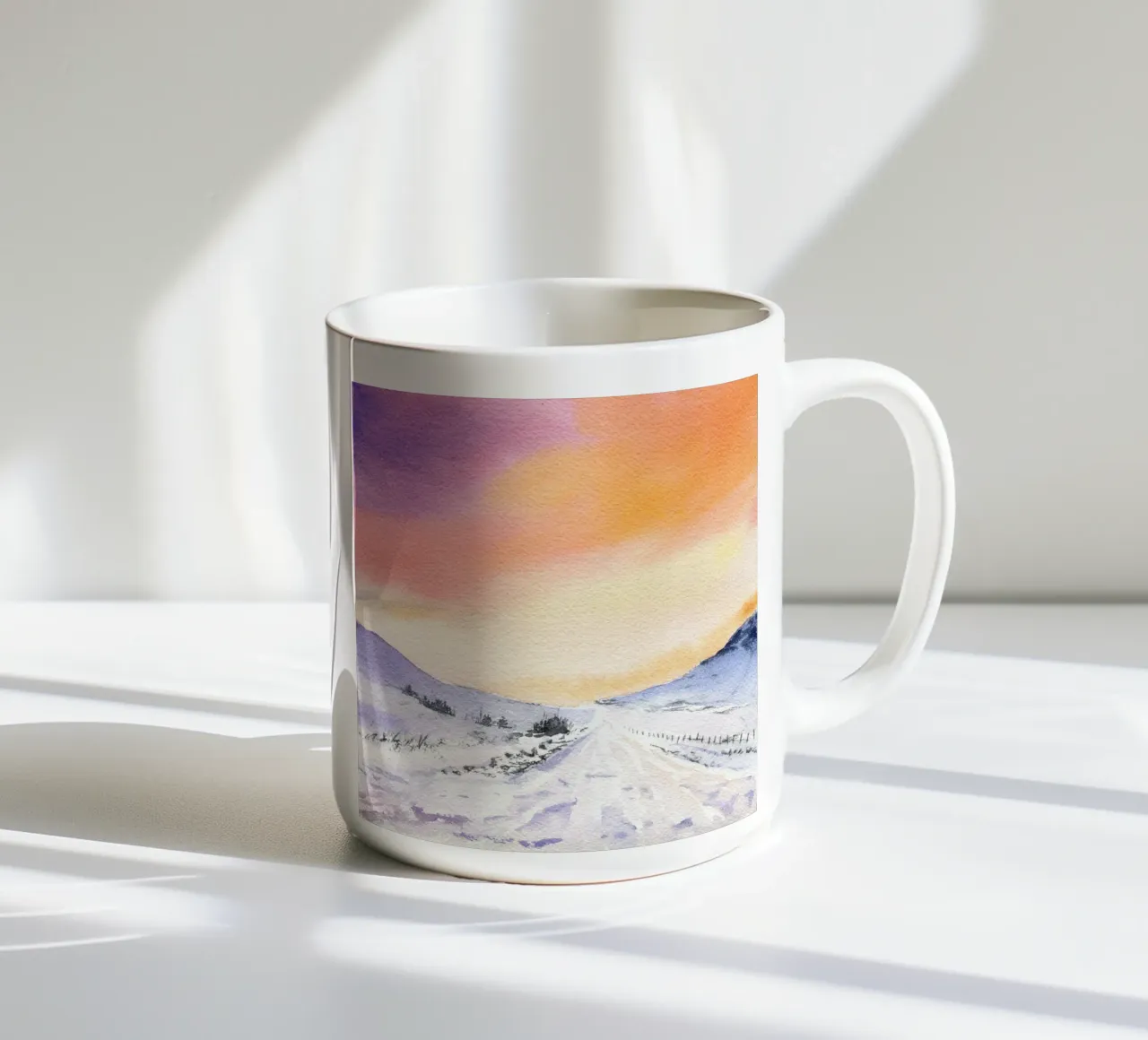 Winterabend ceramic mug by youdesignme
