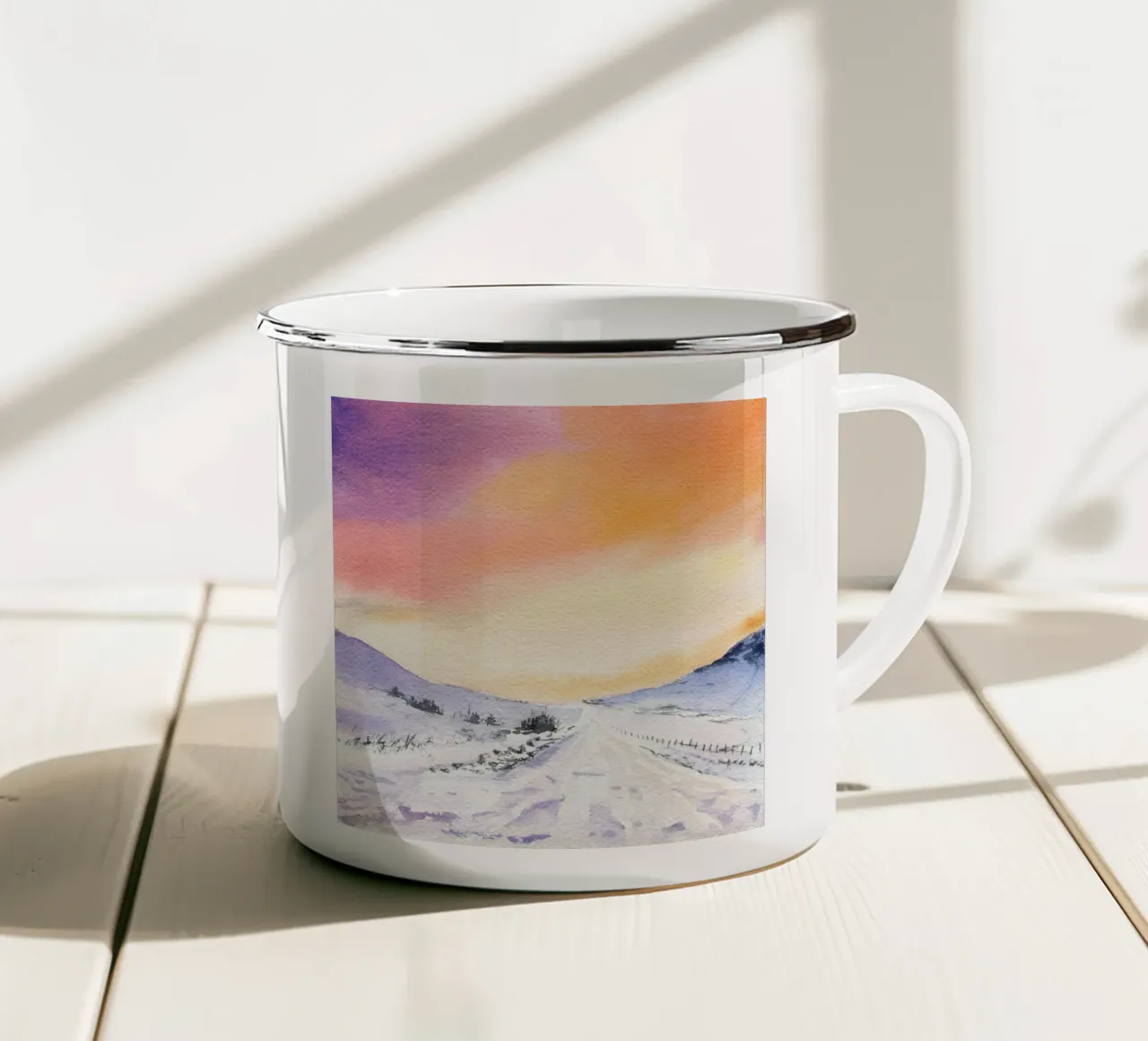 Winterabend tazza in smalto da youdesignme