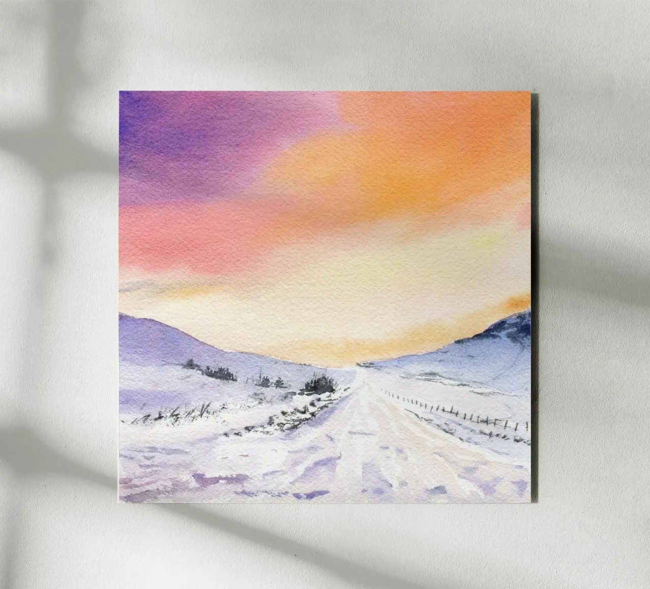 Winterabend alluminio dibond da youdesignme