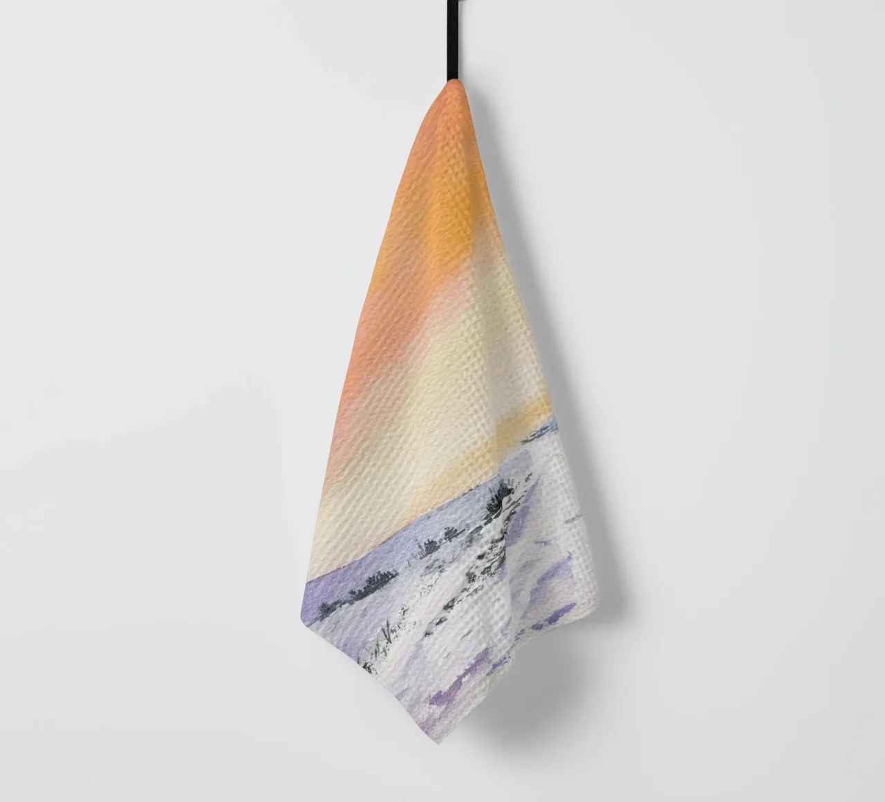 Winterabend tea towel by youdesignme