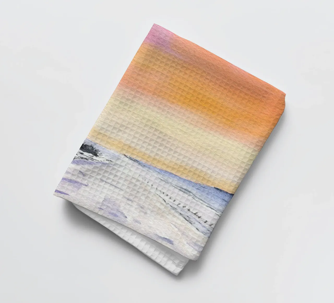 Winterabend tea towel by youdesignme