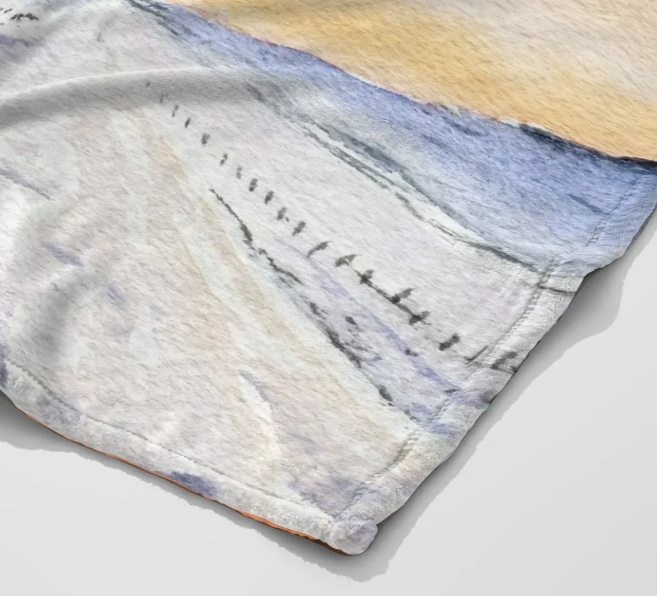 Winterabend Fleecedecke von youdesignme