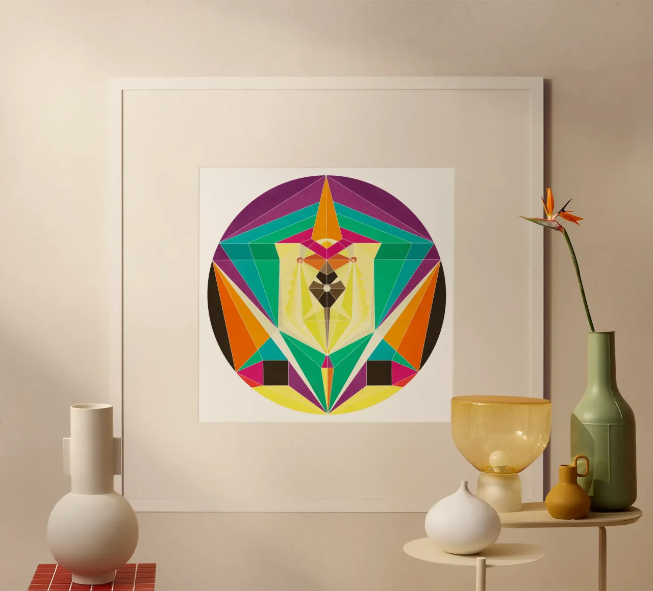 Ursa Maggiore poster con telaio in alluminio da lovely lines