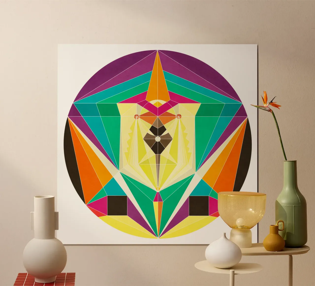 Ursa Maggiore poster con telaio in alluminio da lovely lines
