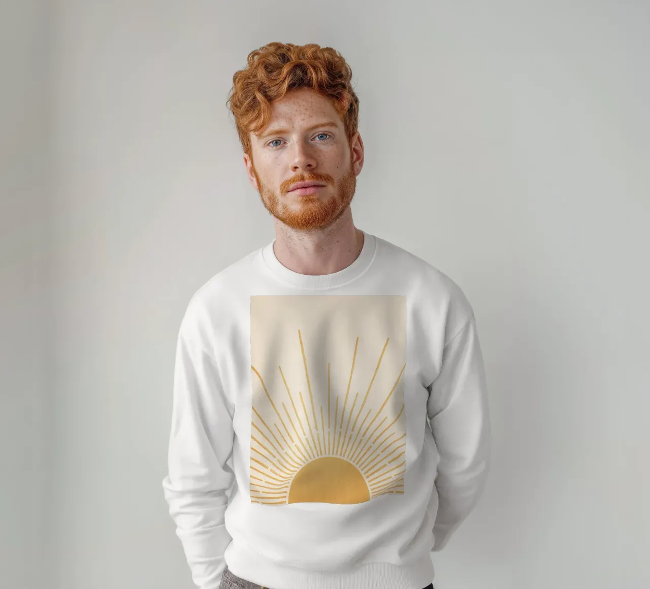 Boho Sun no. 5 Vertical felpa da apoloprints