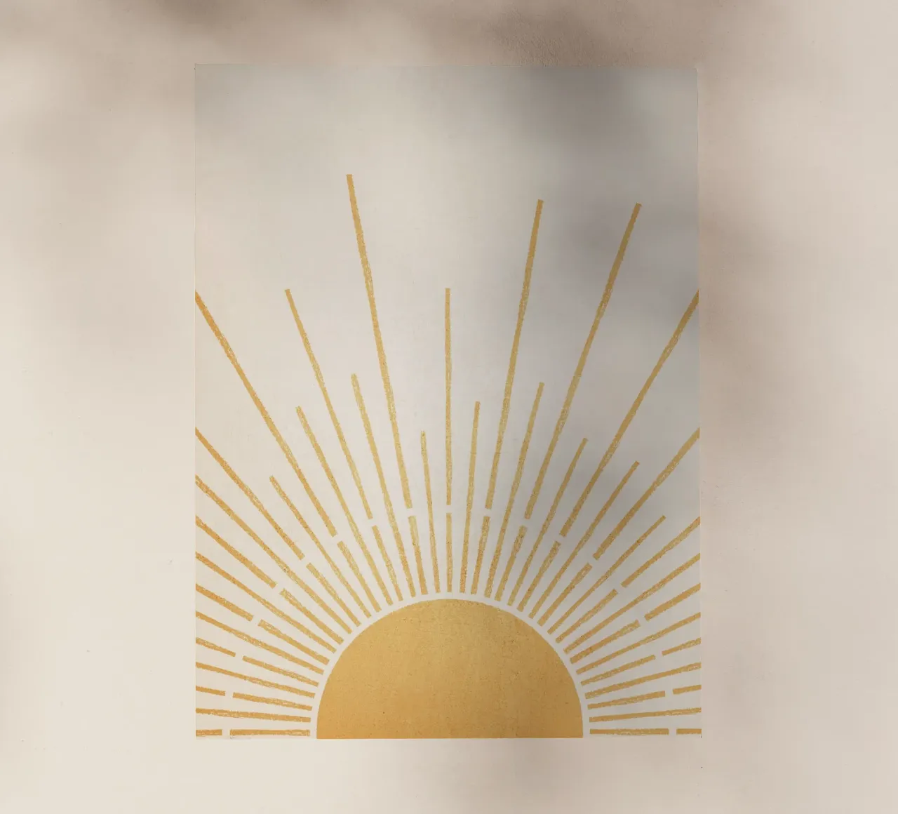 Boho Sun no. 5 Vertical pellicola backlit da apoloprints