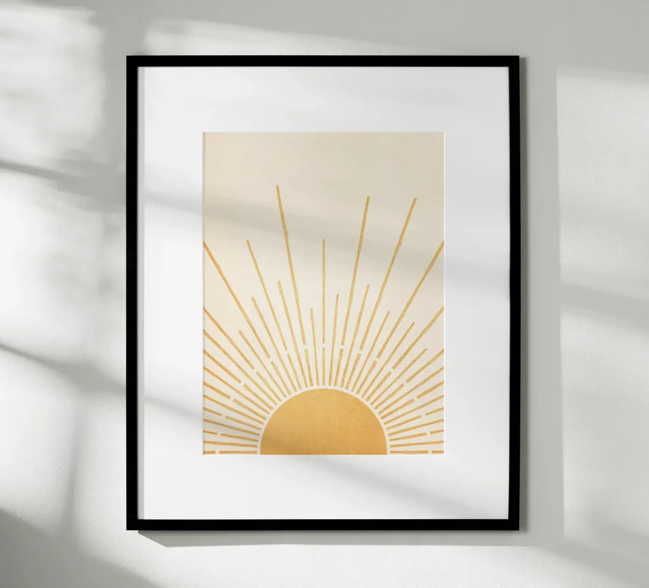 Boho Sun no. 5 Vertical carta hahnemühle da apoloprints