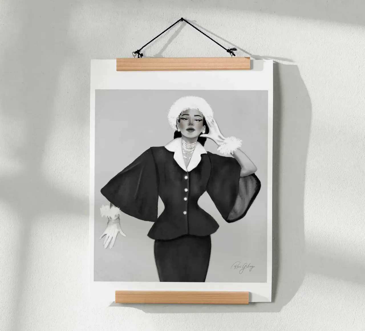 Unbothered Queen poster da Rania