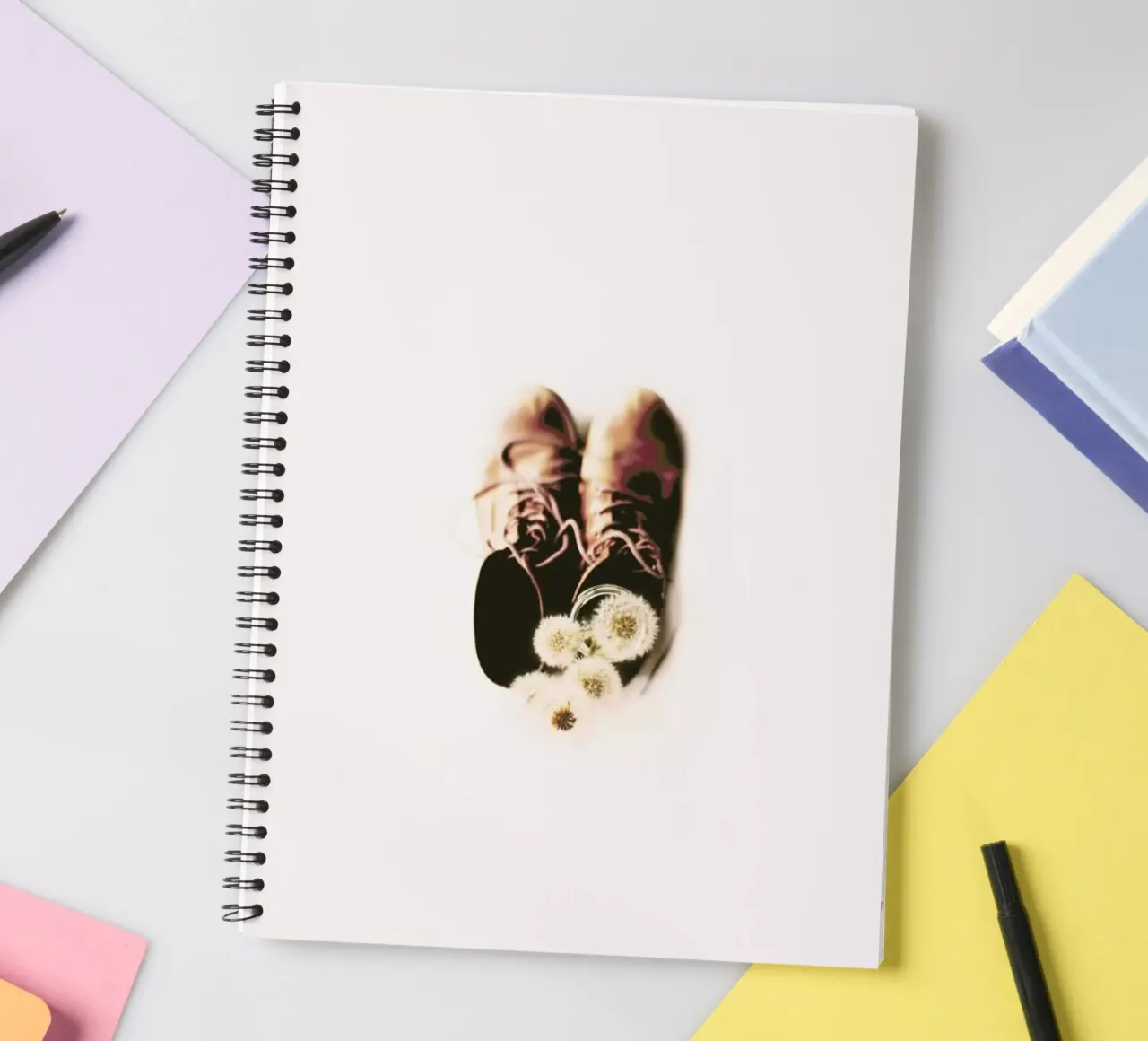 Do Small Things With Much Love spiral notebook by Ingrid Beddoes
