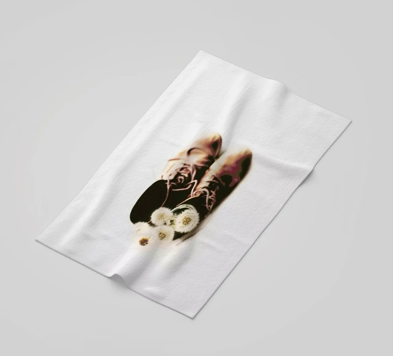 Do Small Things With Much Love beach towel by Ingrid Beddoes