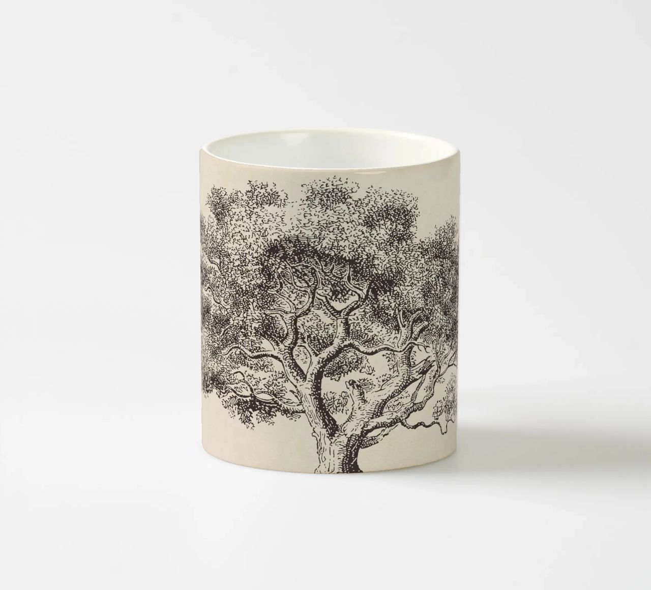 Spring Oak Tree Sketch tazza in ceramica da apoloprints