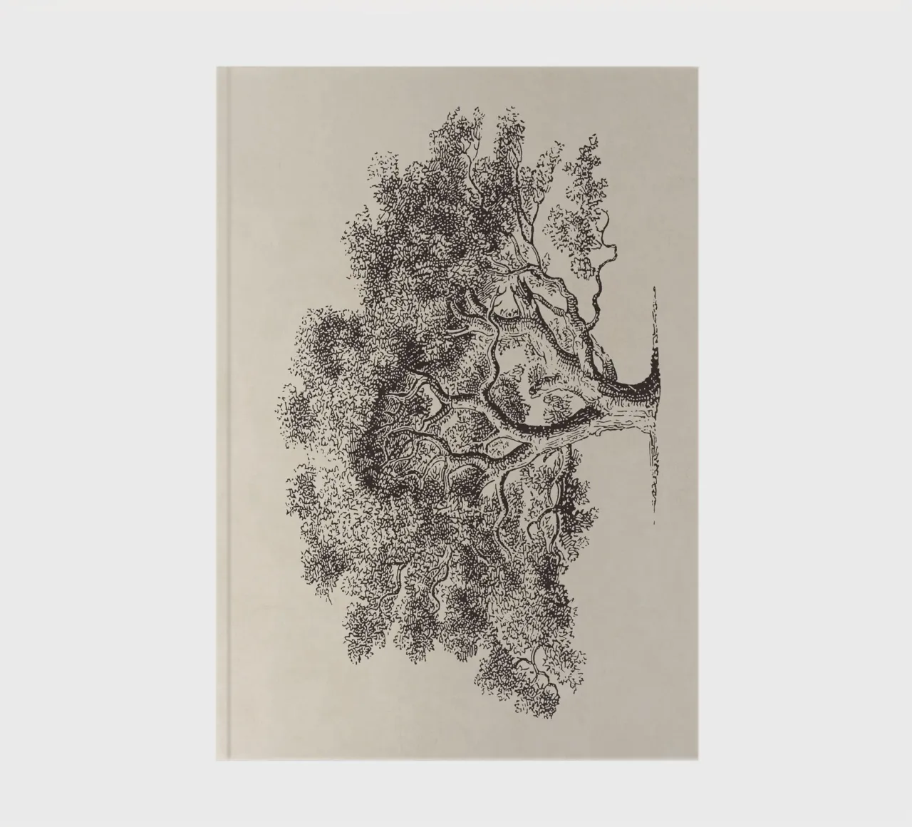 Spring Oak Tree Sketch notebook by apoloprints