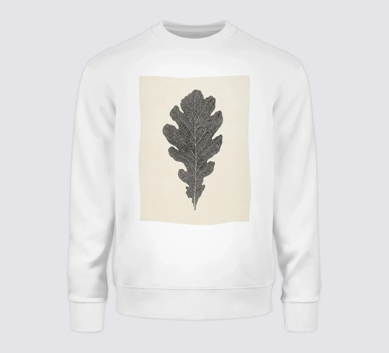 Oak Leaf Sketch no. 3 felpa da apoloprints