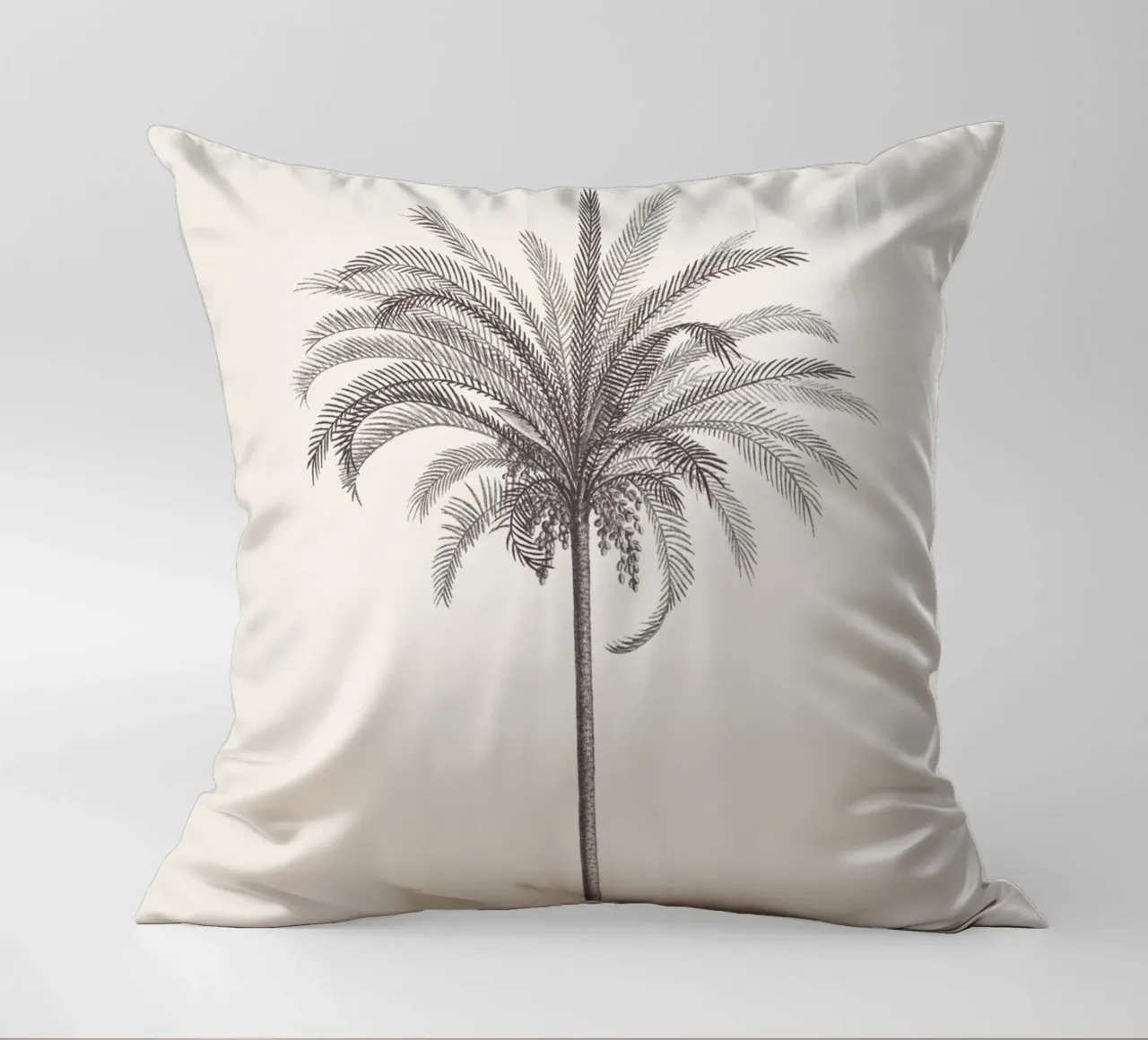 Palm Tree Sketch no. 4 cuscino da apoloprints