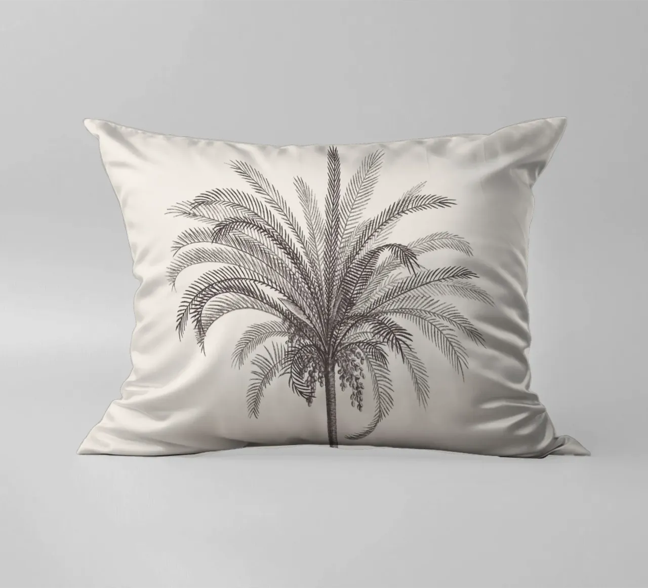 Palm Tree Sketch no. 4 cuscino da apoloprints