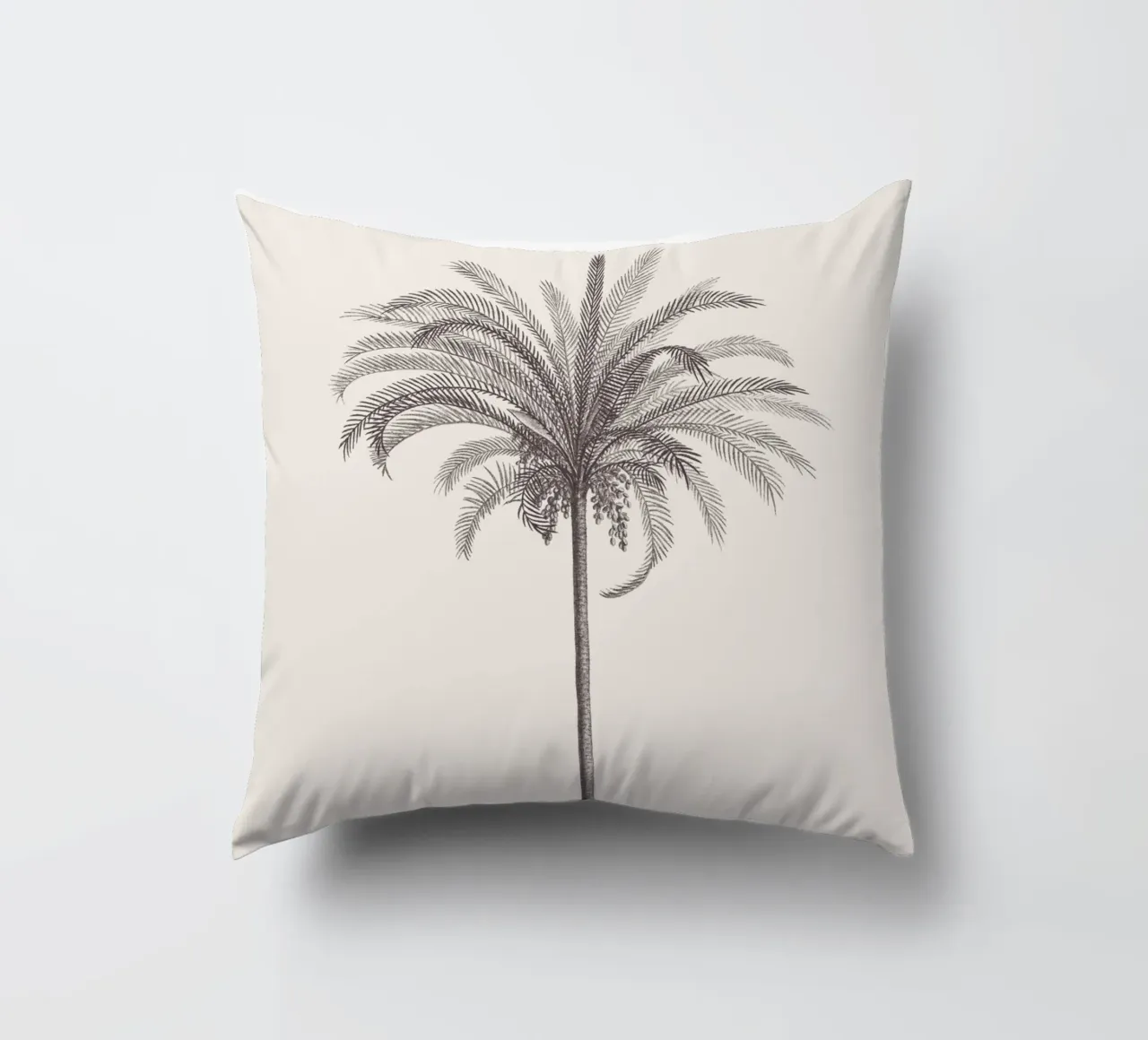 Palm Tree Sketch no. 4 cuscino da apoloprints