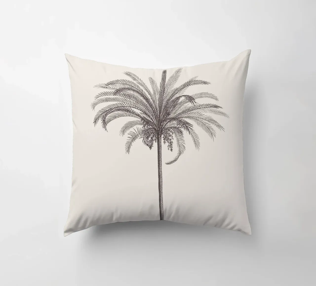 Palm Tree Sketch no. 4 cuscino da apoloprints