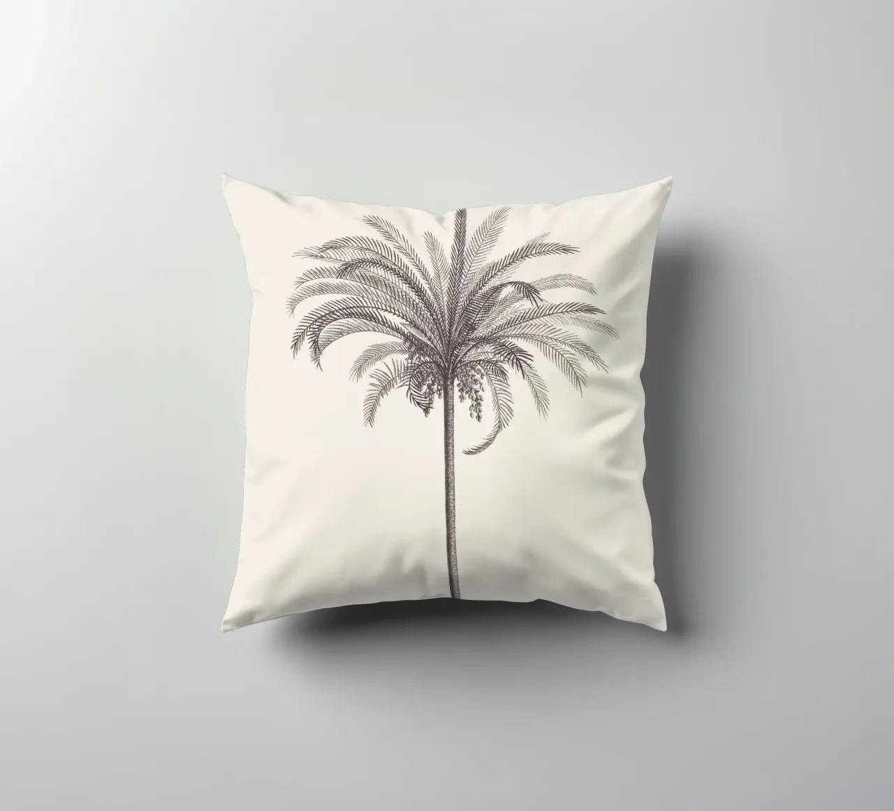 Palm Tree Sketch no. 4 cuscino da apoloprints