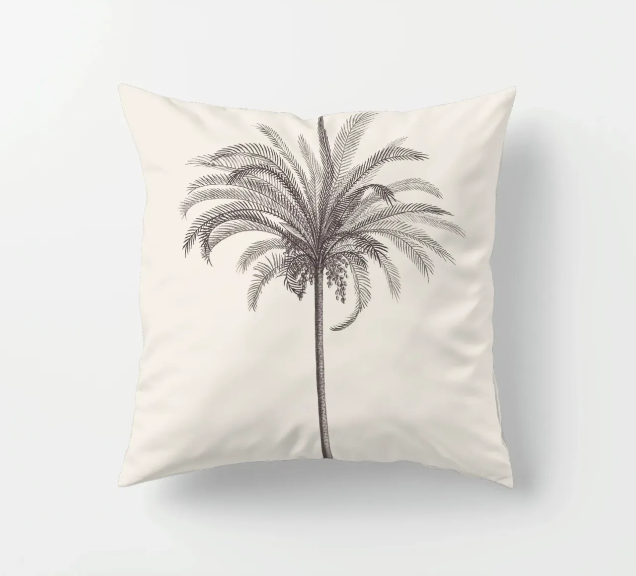 Palm Tree Sketch no. 4 cuscino da apoloprints