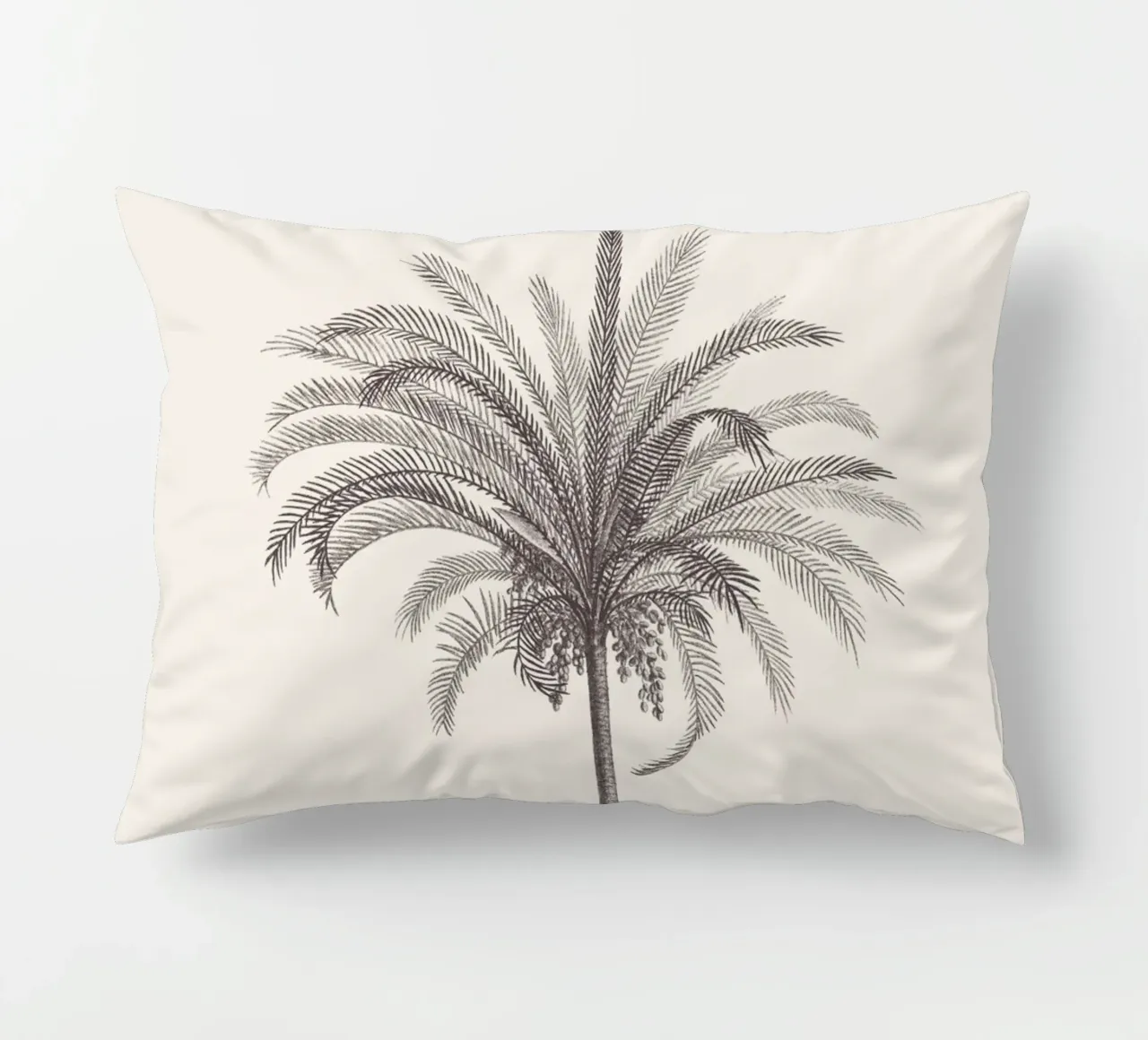 Palm Tree Sketch no. 4 cuscino da apoloprints