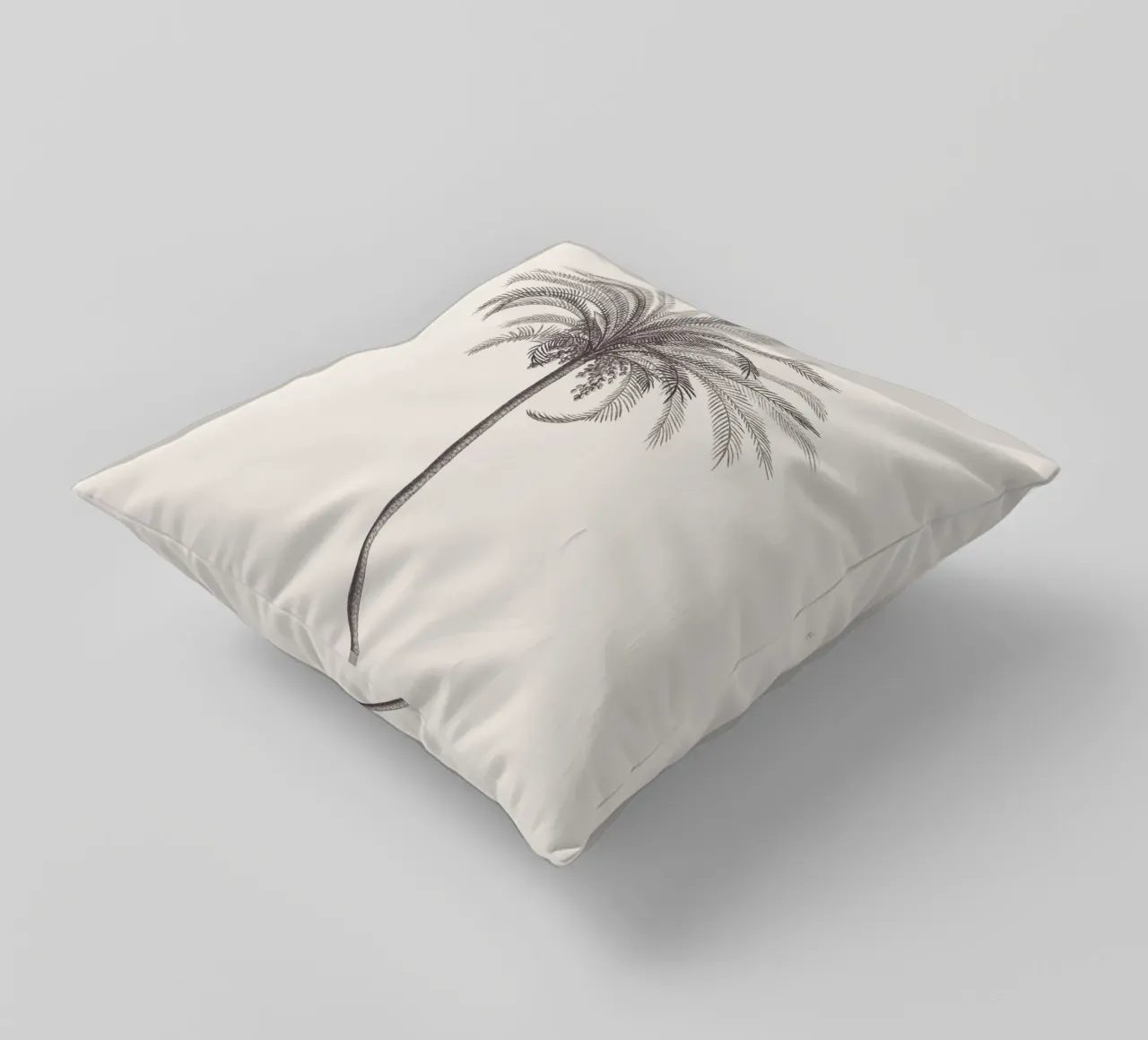 Palm Tree Sketch no. 4 cuscino da apoloprints