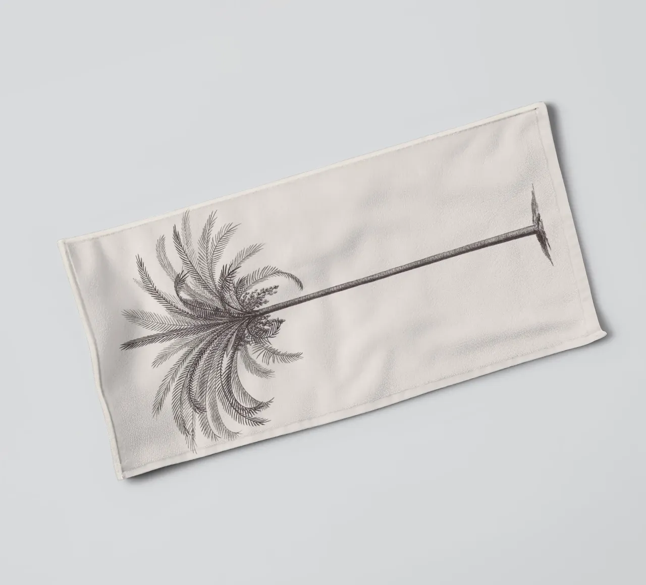 Palm Tree Sketch no. 4 asciugamano da bagno da apoloprints