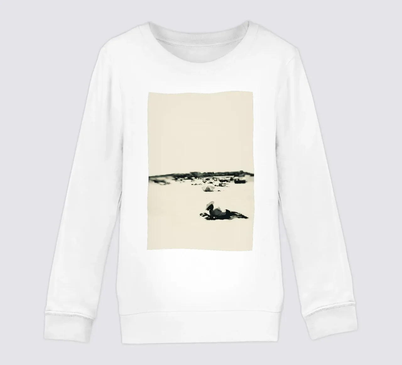 Lady On The Beach felpa bambino da Ingrid Beddoes
