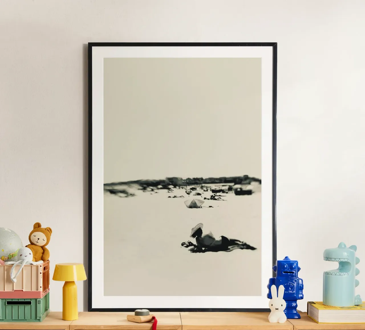 Lady On The Beach carta hahnemühle da Ingrid Beddoes