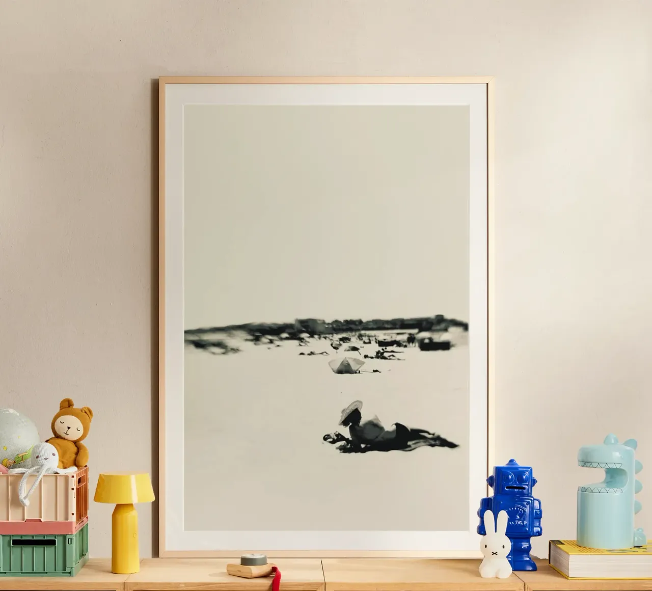 Lady On The Beach carta hahnemühle da Ingrid Beddoes