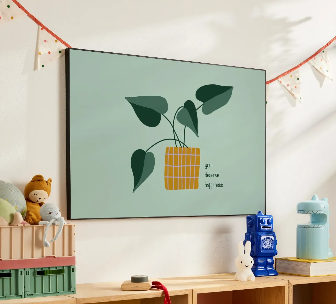 Meriti la felicità alluminio dibond da ToBlossom
