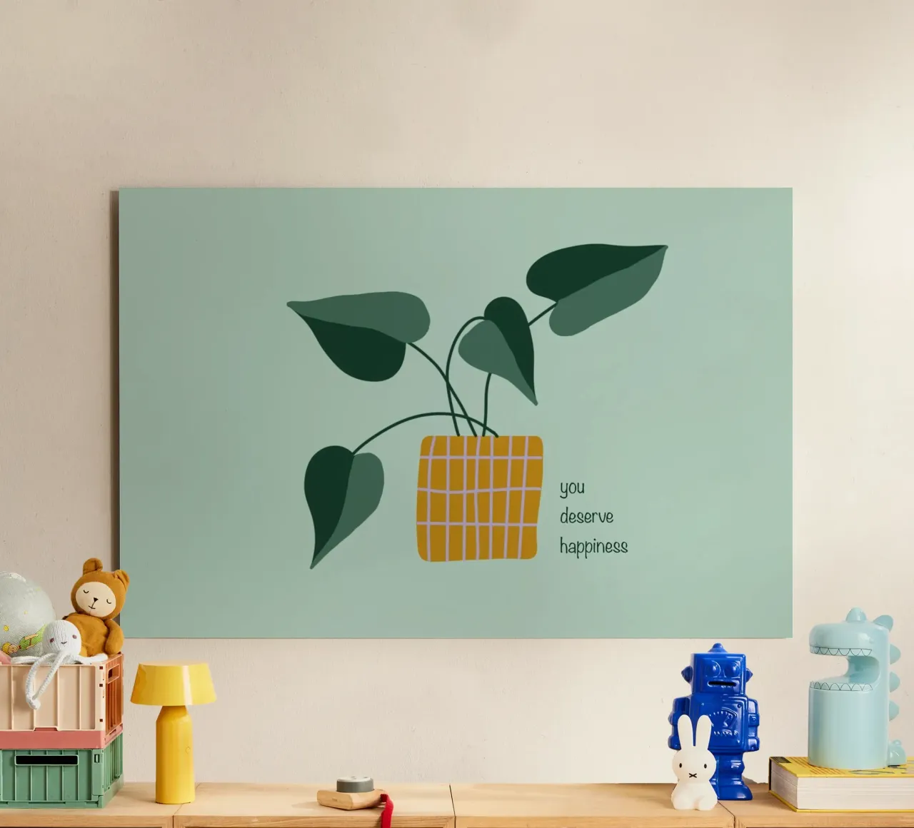 Meriti la felicità alluminio dibond da ToBlossom