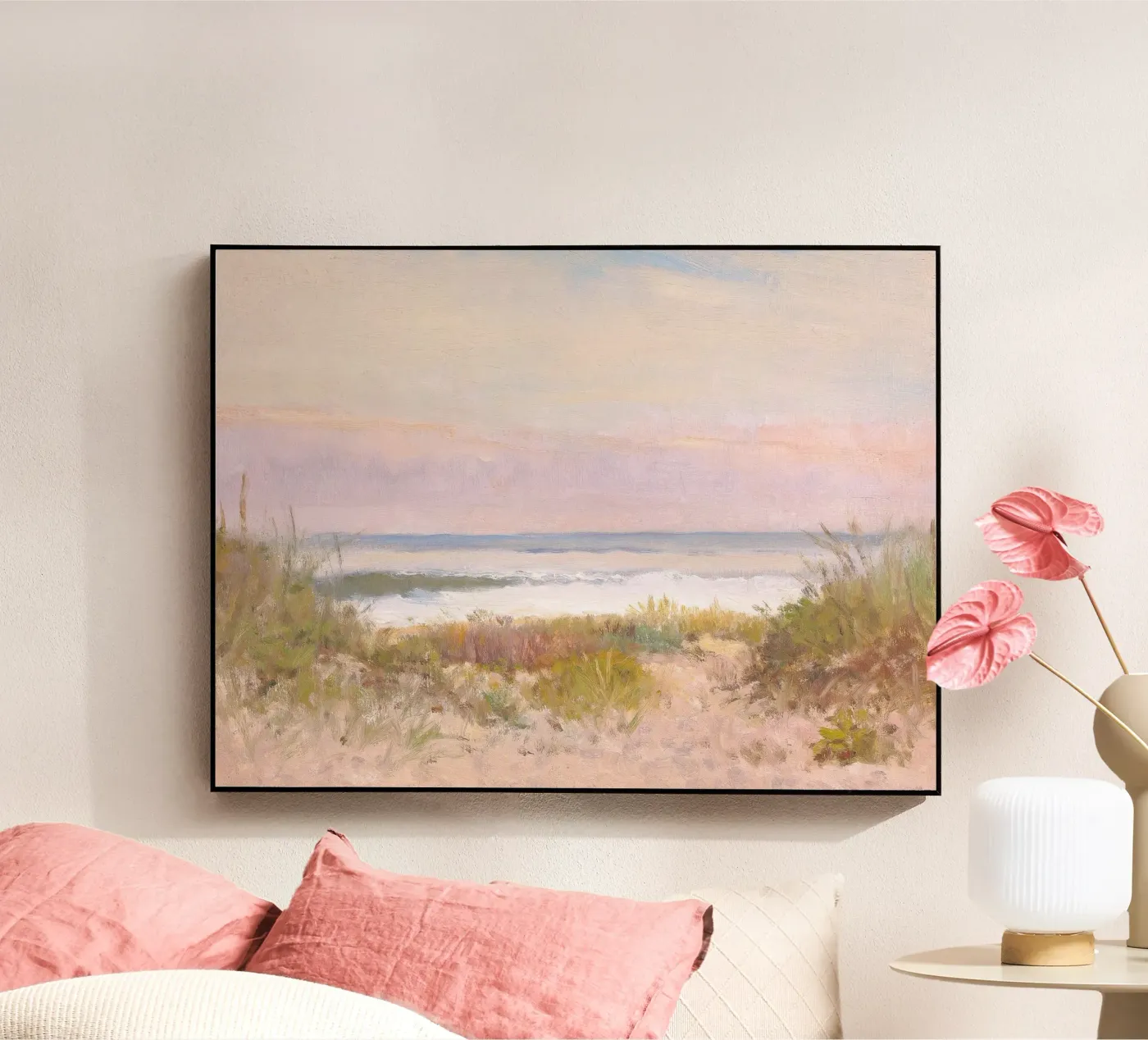 Seascape Sunset Beach plexiglass da Apolo Prints
