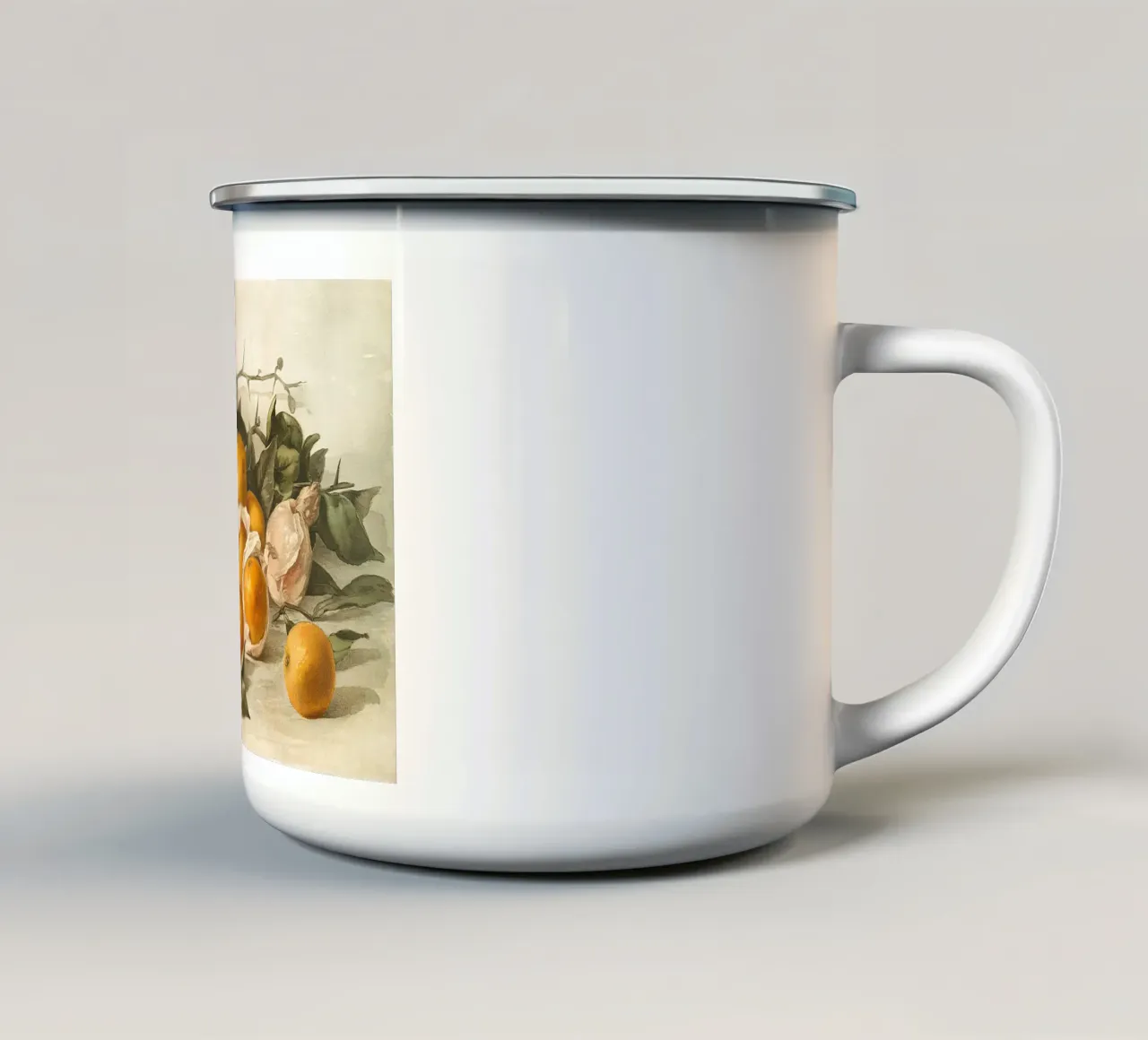 Oranges Watercolor tazza in smalto da apoloprints