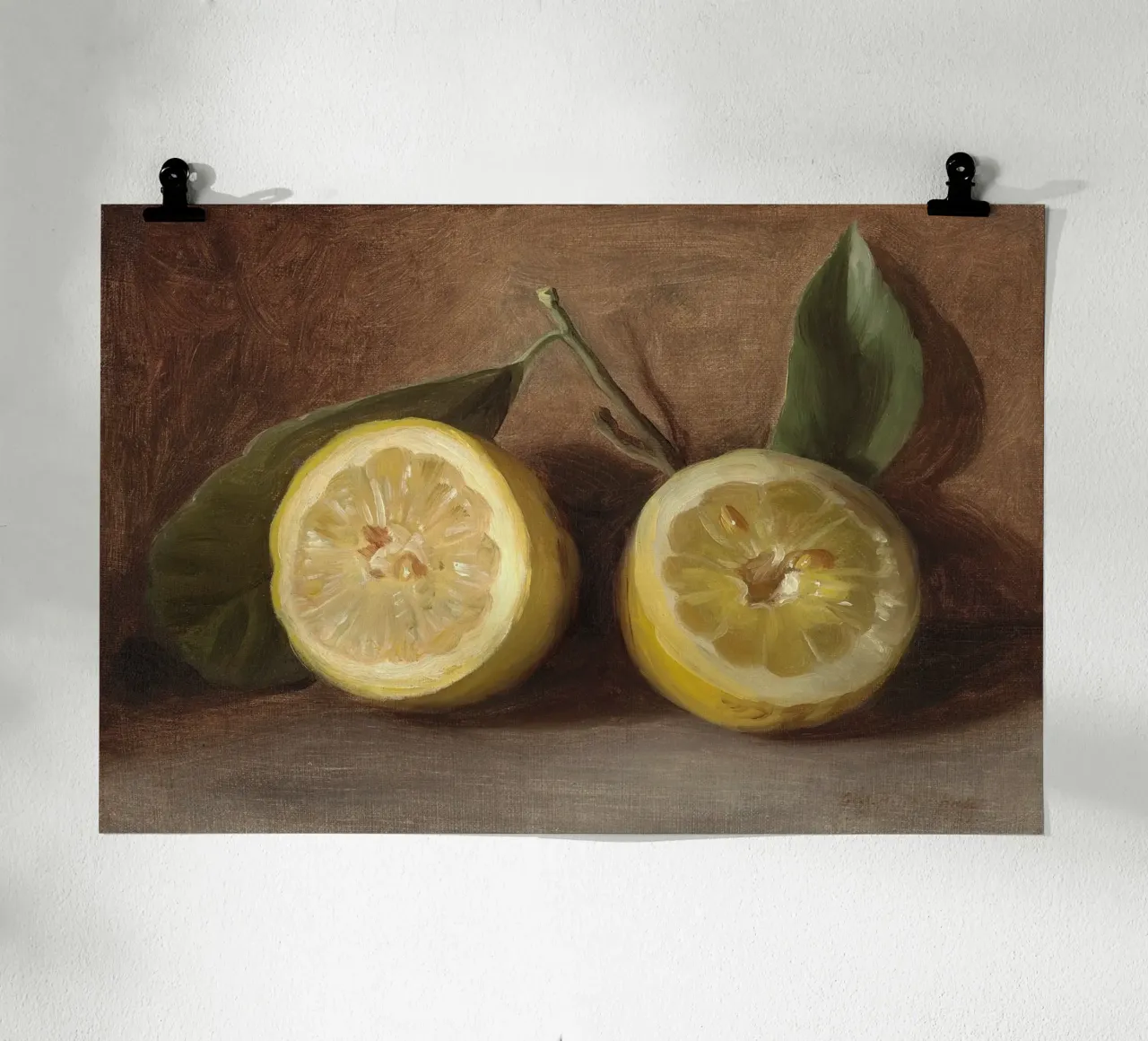 Lemon Painting poster da apoloprints