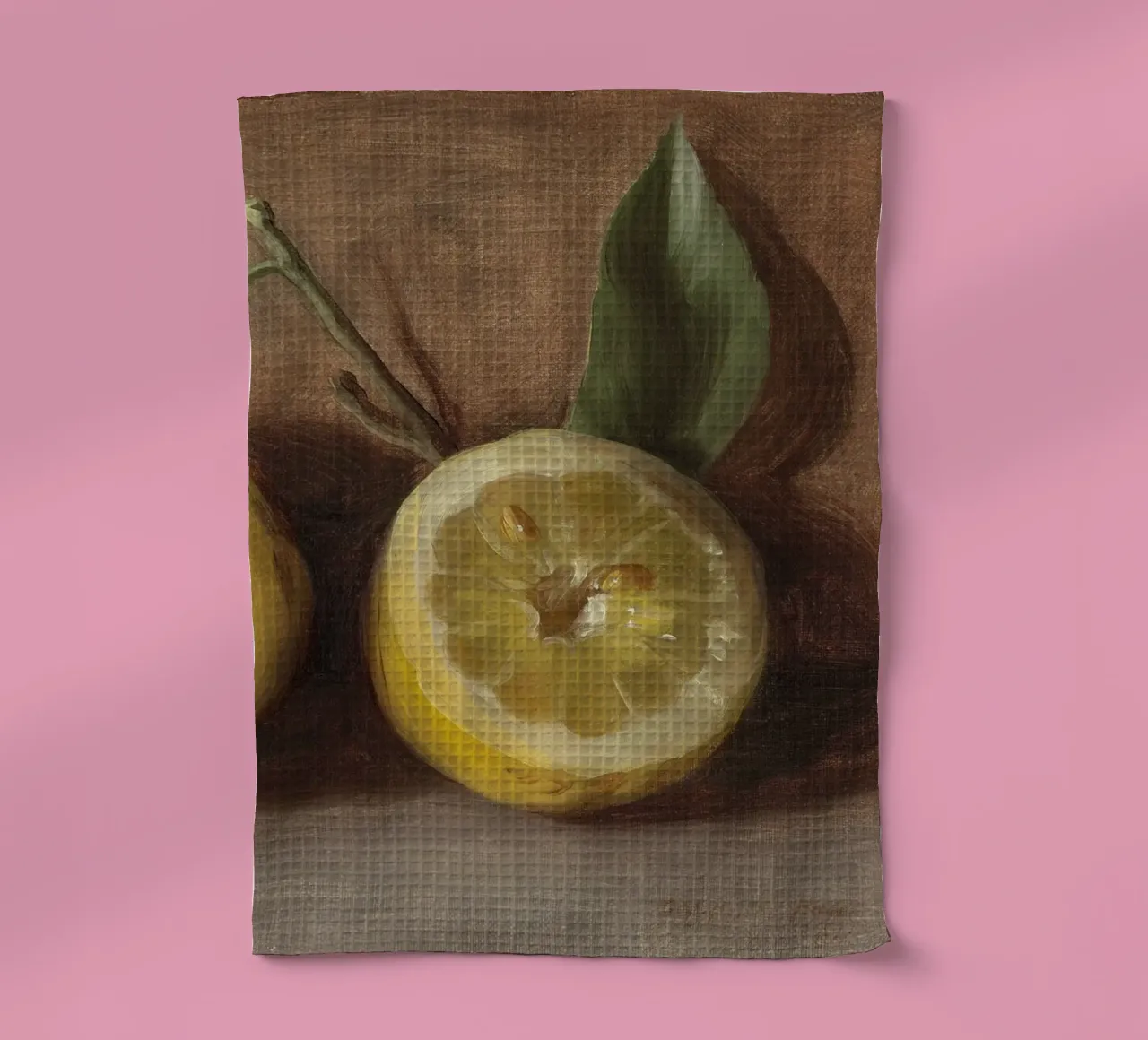 Lemon Painting canovaccio da cucina da apoloprints