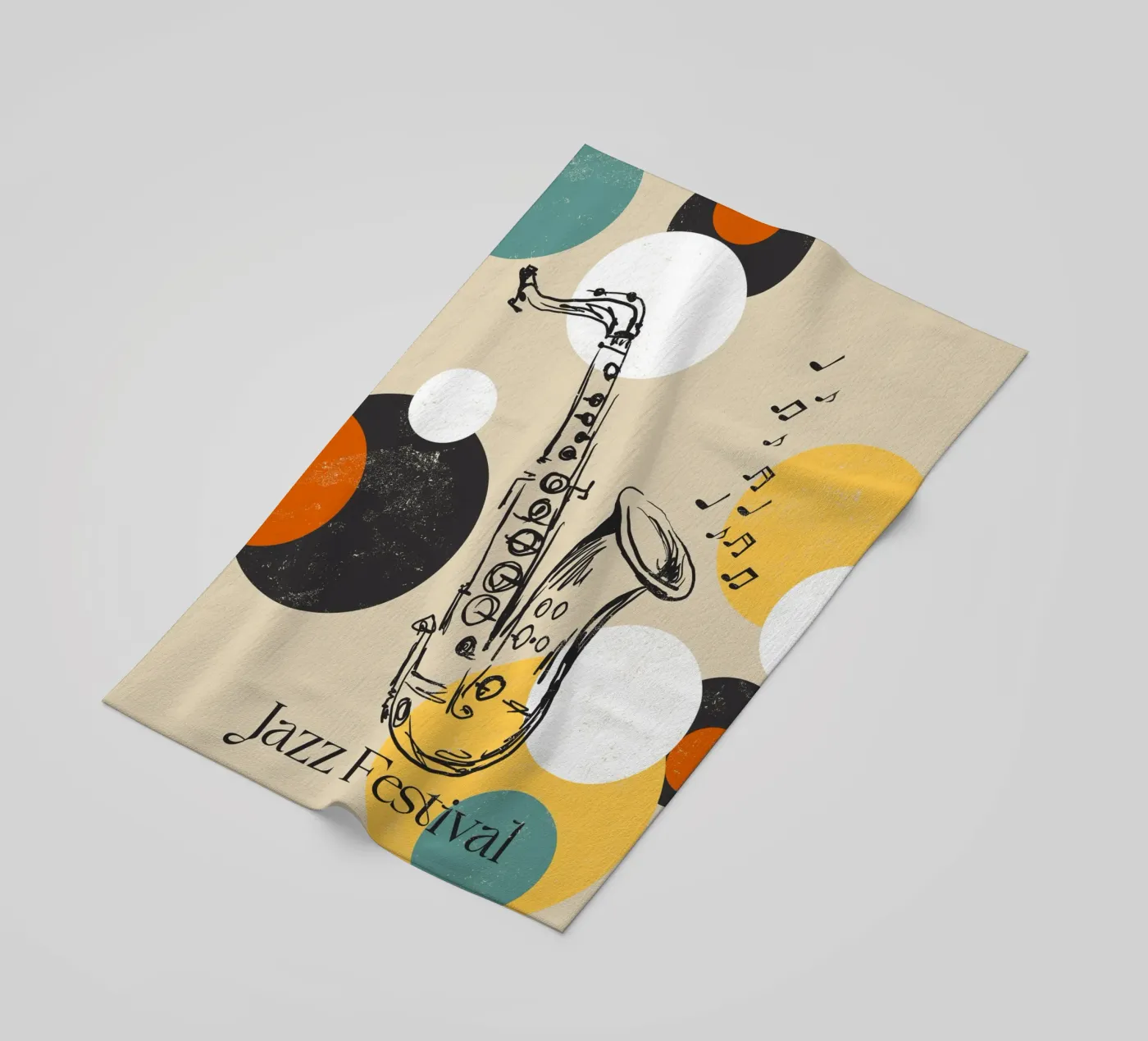 Saxophone telo mare da Indigo Rain