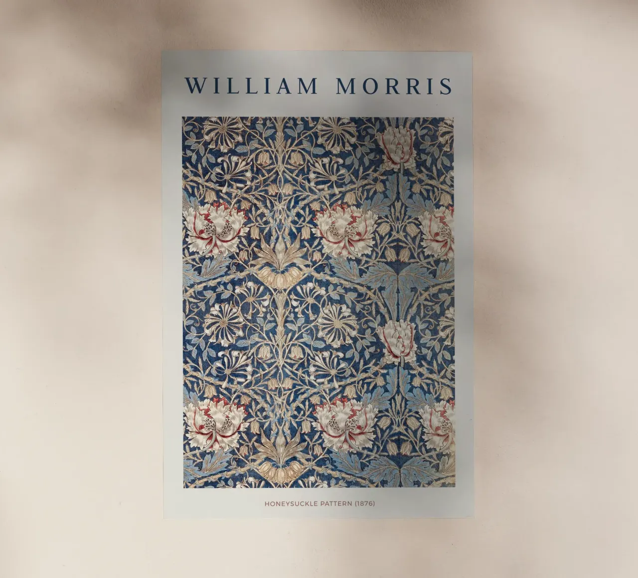 Willian Morris Pattern pellicola backlit da Apolo Prints