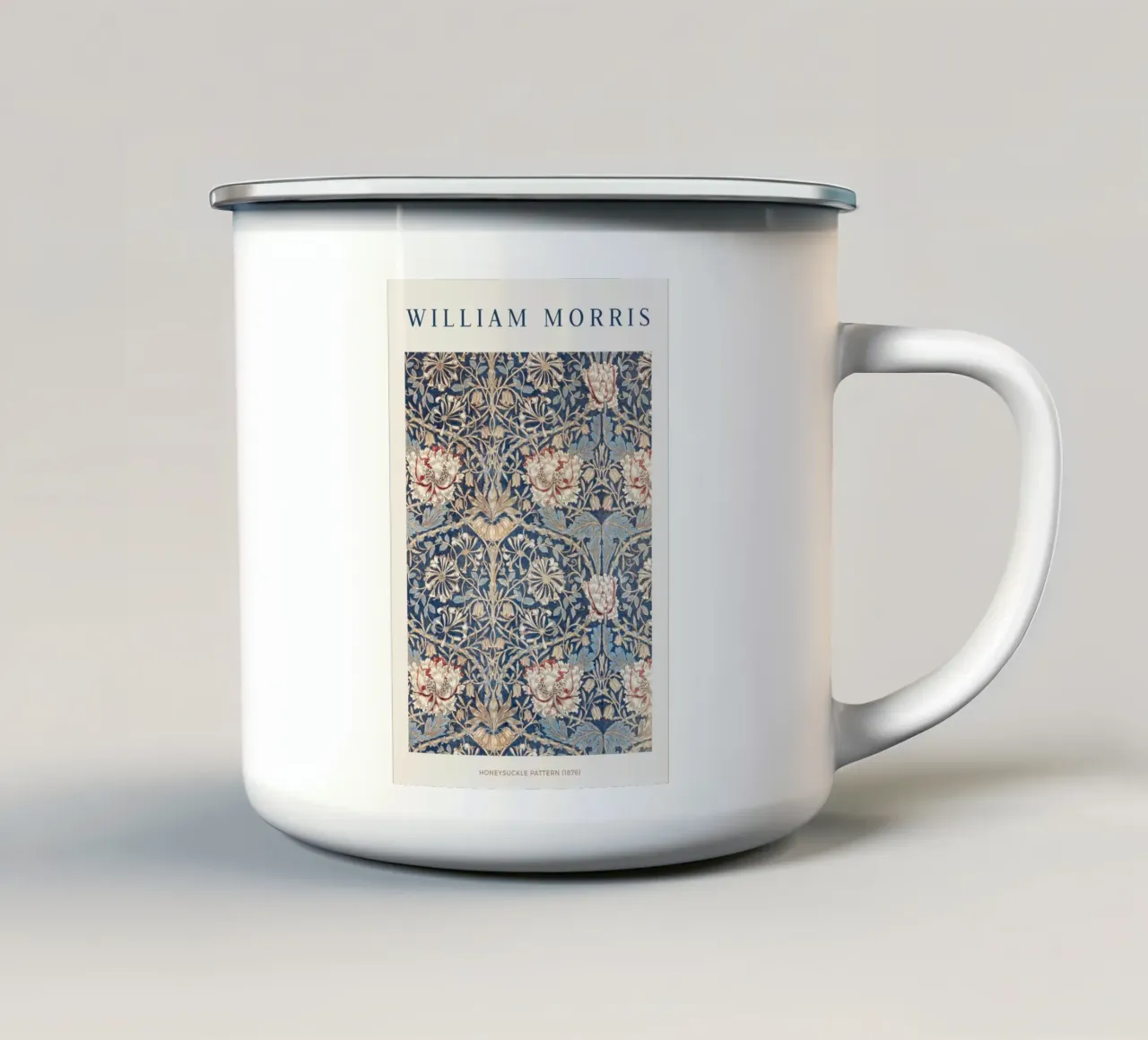 Willian Morris Pattern tazza in smalto da apoloprints
