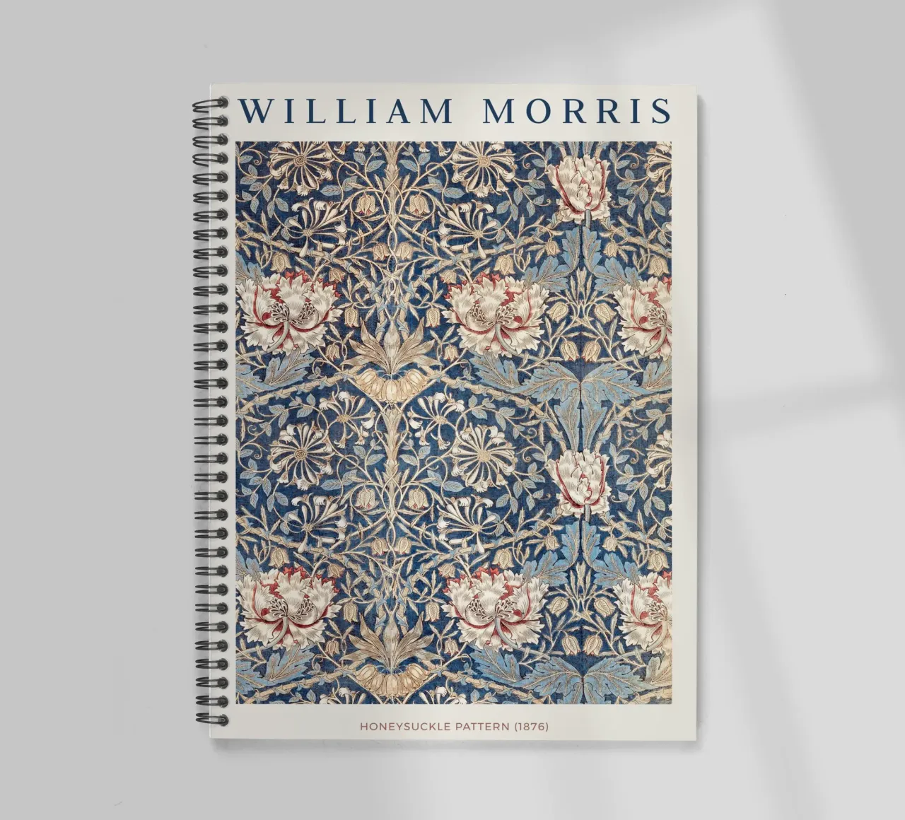 Willian Morris Pattern spiral notebook by apoloprints