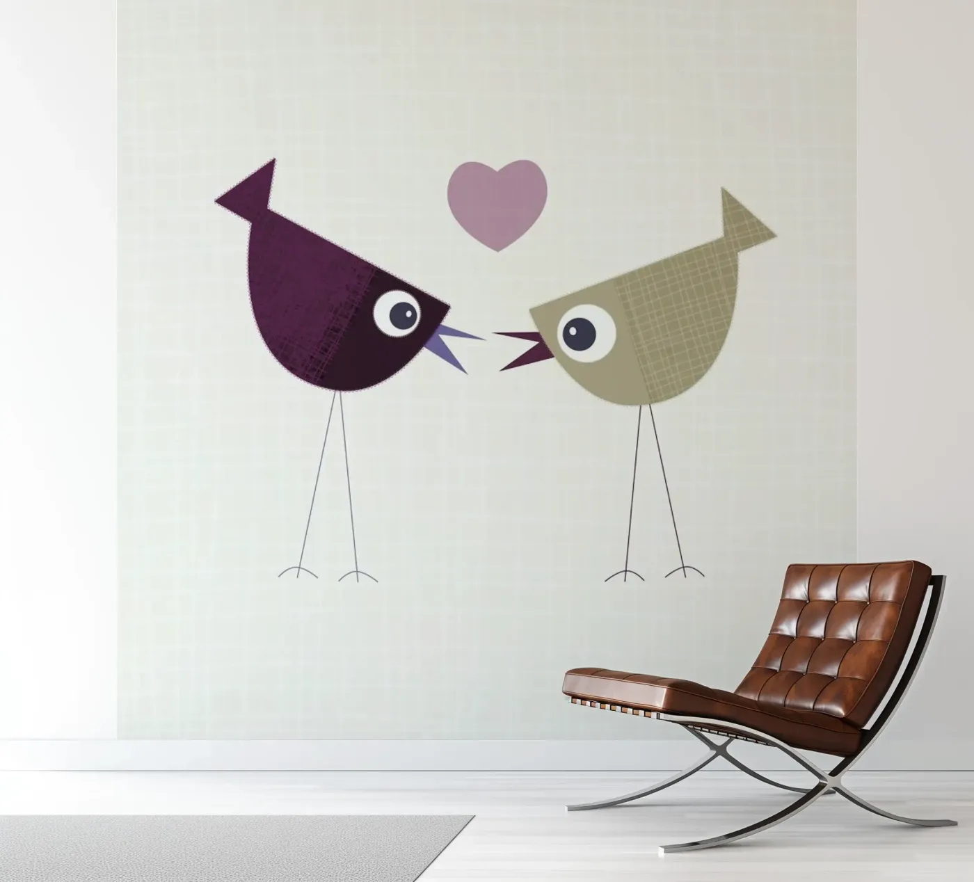 Birdy fotobehang van JaySan Studio