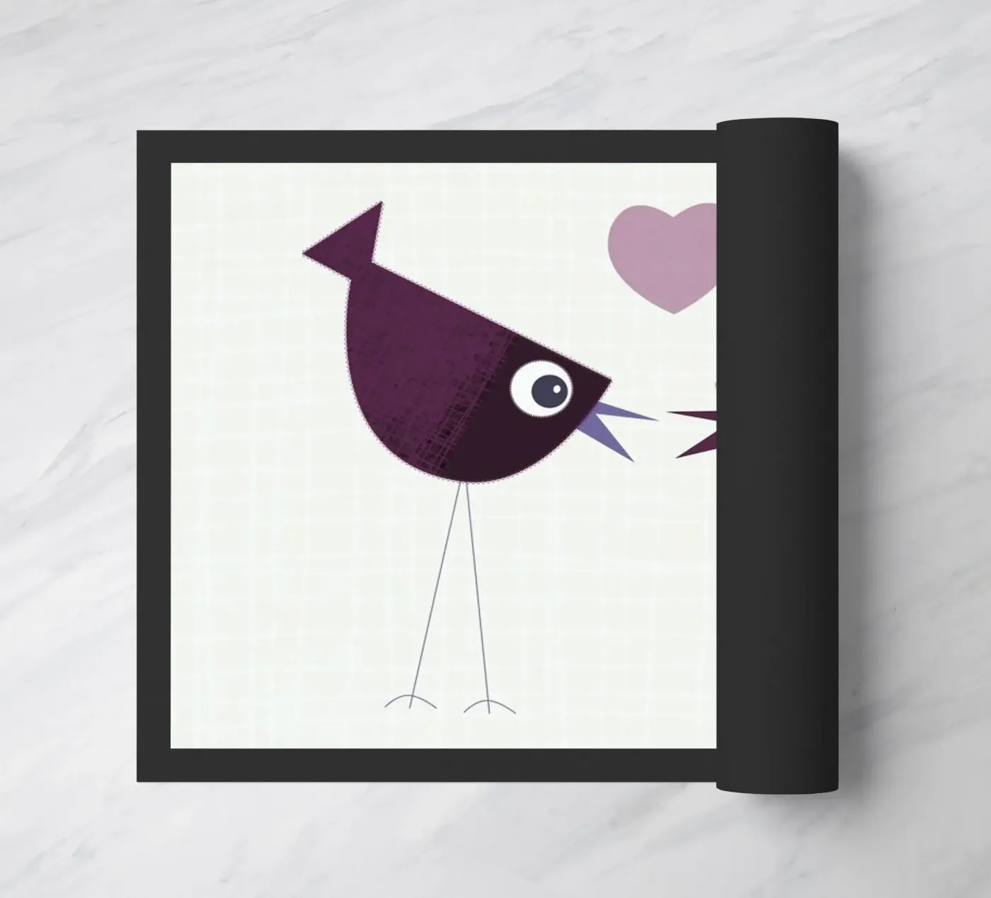 Birdy doormat by JaySan Studio